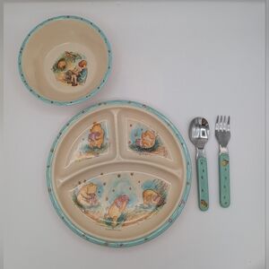 Vintage Whinny the Pooh Children's Place setting